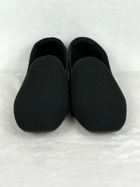 VIVAIA Knit Slip-On Flats Black Square Toe Comfort EU 41.5 ( US 7.5 ) - Picture 6 of 12